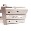 Used SMC MHZ2-25D Parallel Air Gripper, Bore: 25mm, Stroke: 14mm, Ports: M5x0.8