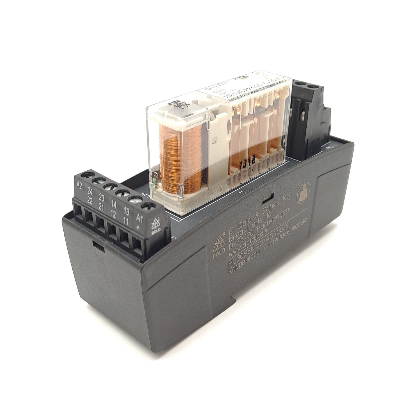 Used E Dold & Sohne KG OA5612.50/2443K1/61 Safety Relay & Socket 250 Vac Coil 24 Vdc