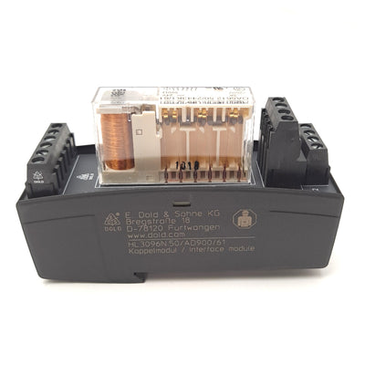 Used E Dold & Sohne KG OA5612.50/2443K1/61 Safety Relay & Socket 250 Vac Coil 24 Vdc