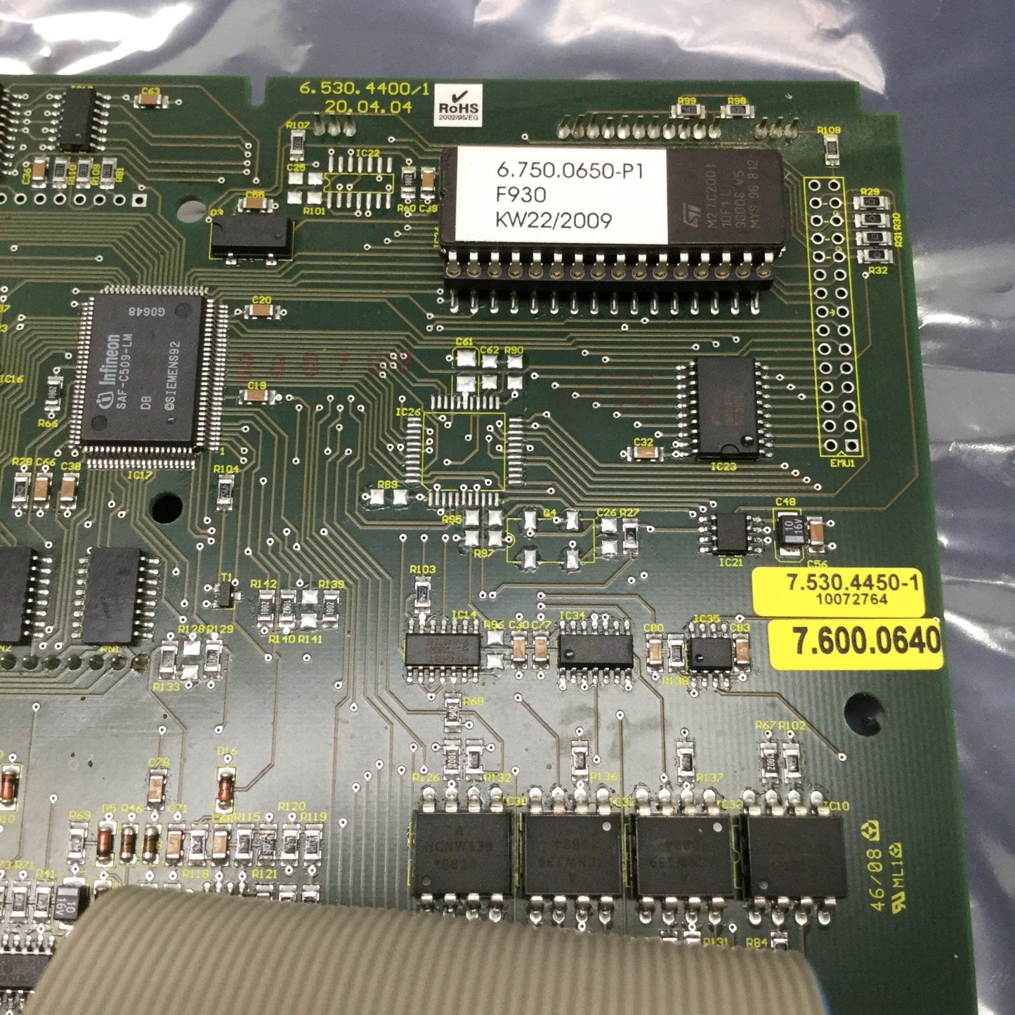 Used Julabo SE Heating Circulator VFD Comfort Temperature Indicator Display Board