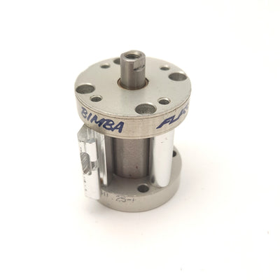 Used Bimba Flat-1 FO-040.25 Pneumatic Cylinder Bore 3/4" Double Acting Single Rod