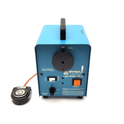 Used Dymax PC-3 Light-Welder UV Curing Light Source With Foot Switch 120VAC 2.5A 50W