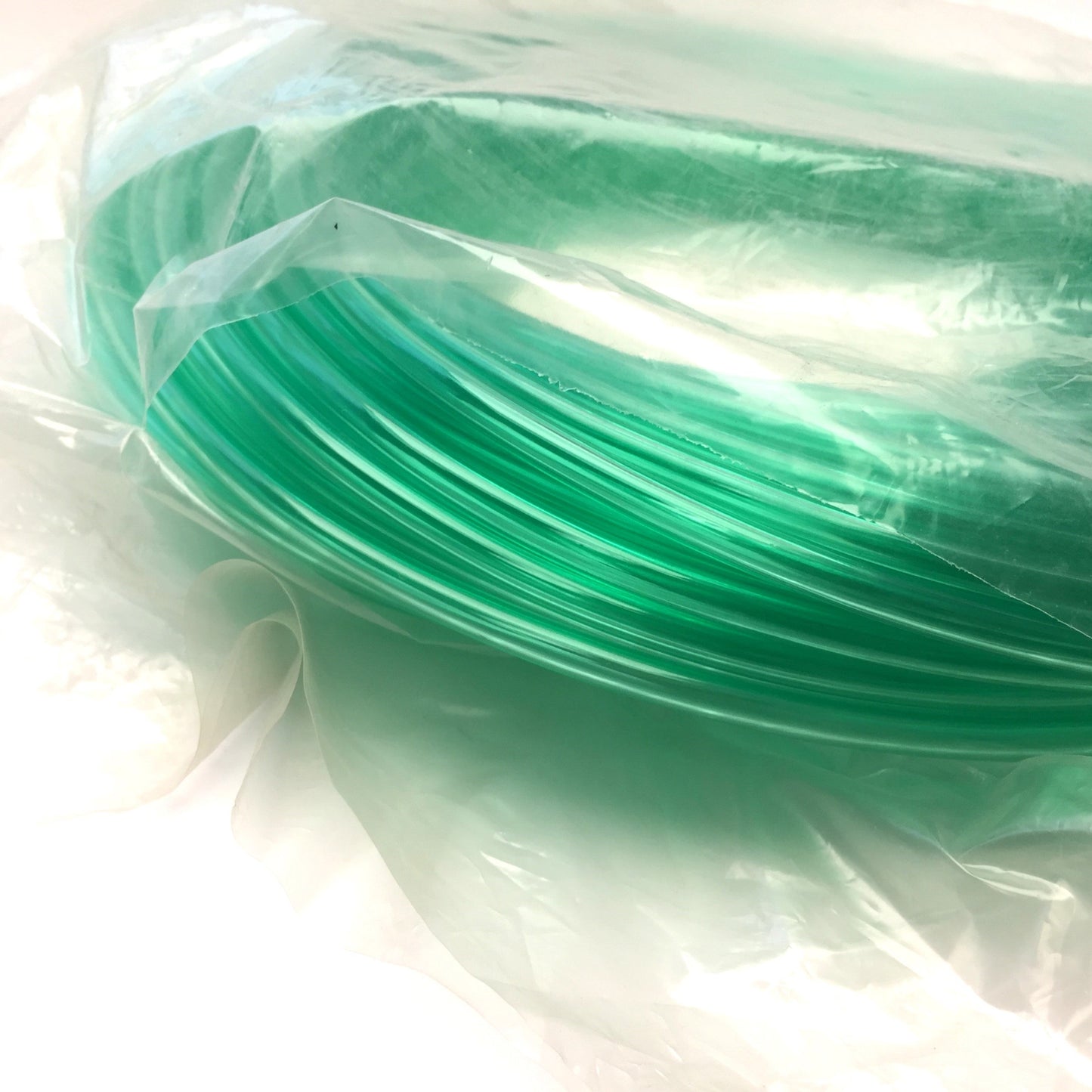New – Open box FreelinWade 1J-151-26 Transparent Green Polyurethane Tubing, 1/4" OD x 100 FT