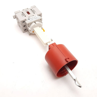 Used Allen Bradley 194E-A25-1753 B Load Disconnect Switch 25A 3-Pole, 7.5" Rod