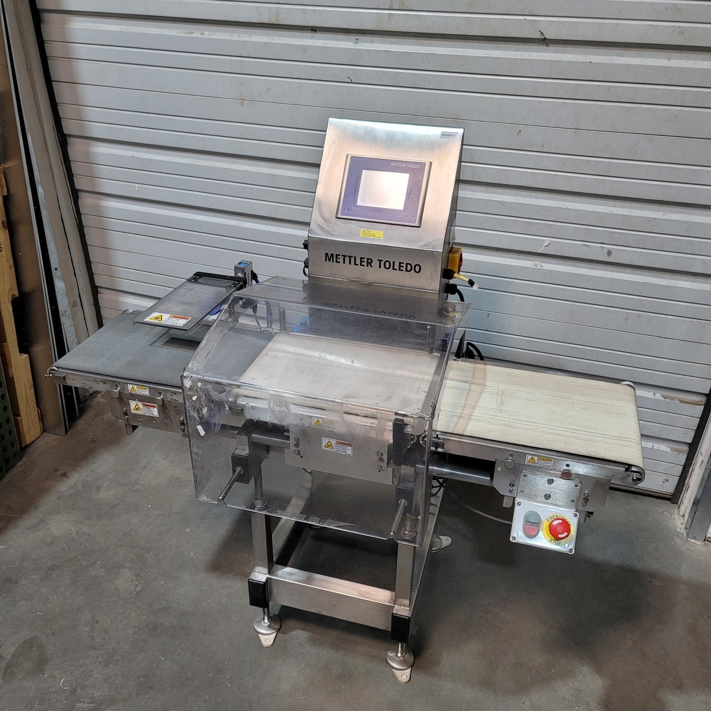 Used Mettler Toledo XC3 Hi-Speed Checkweigher Weighing Conveyor 0-3000g 110VAC 100ppm