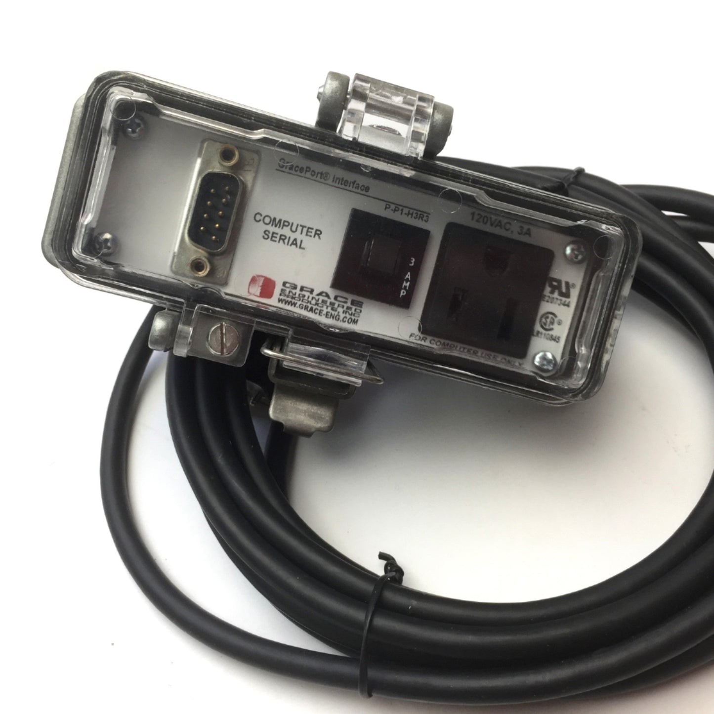 New – Open box Grace P-P1-H3R3 Enclosure Data Interface Port, Receptacle, DB9, Aluminum NEMA 12