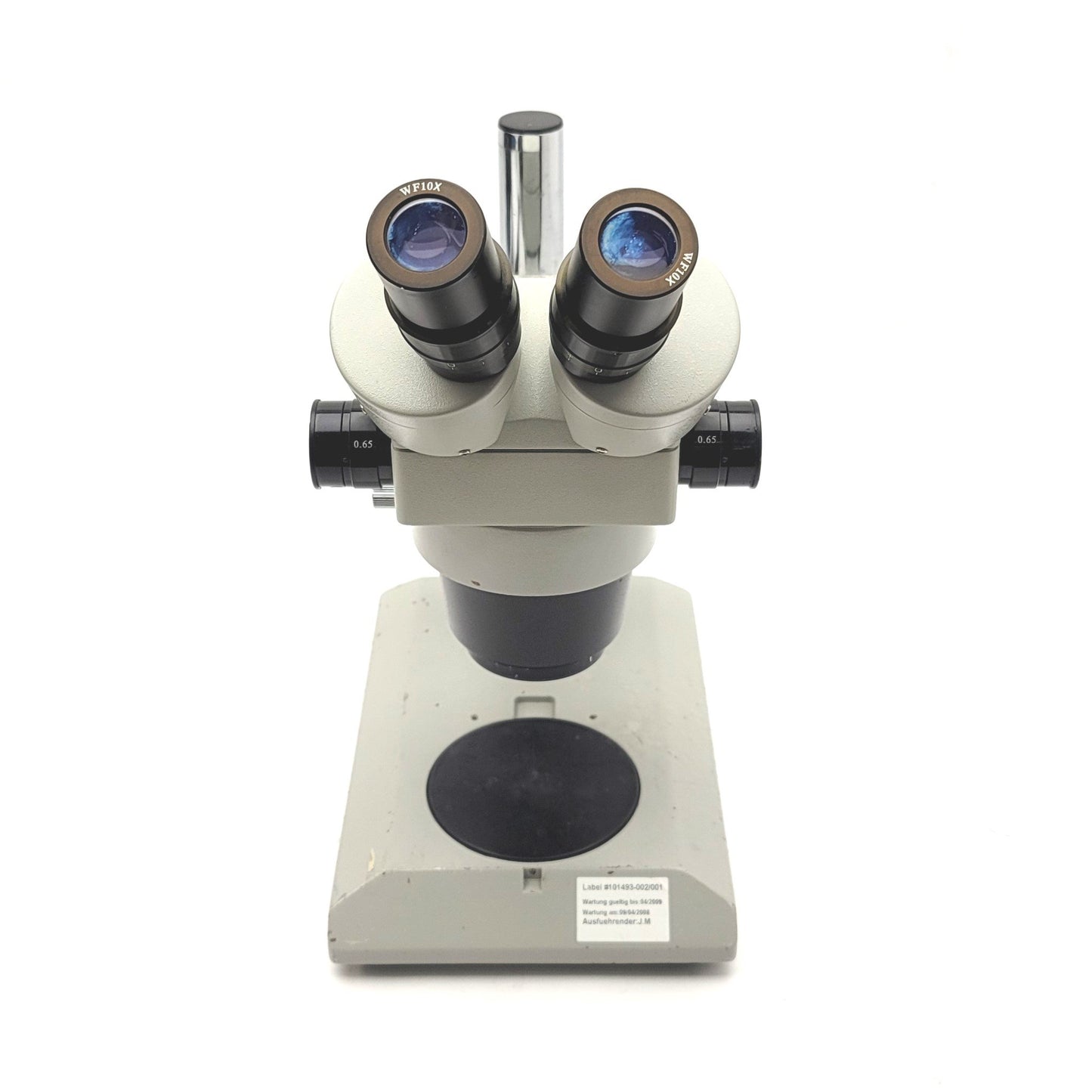 Used NOVEX RZB-PL Binocular Zoom Stereo Microscope With Base 6.5x To 45x Zoom, 90mmWD
