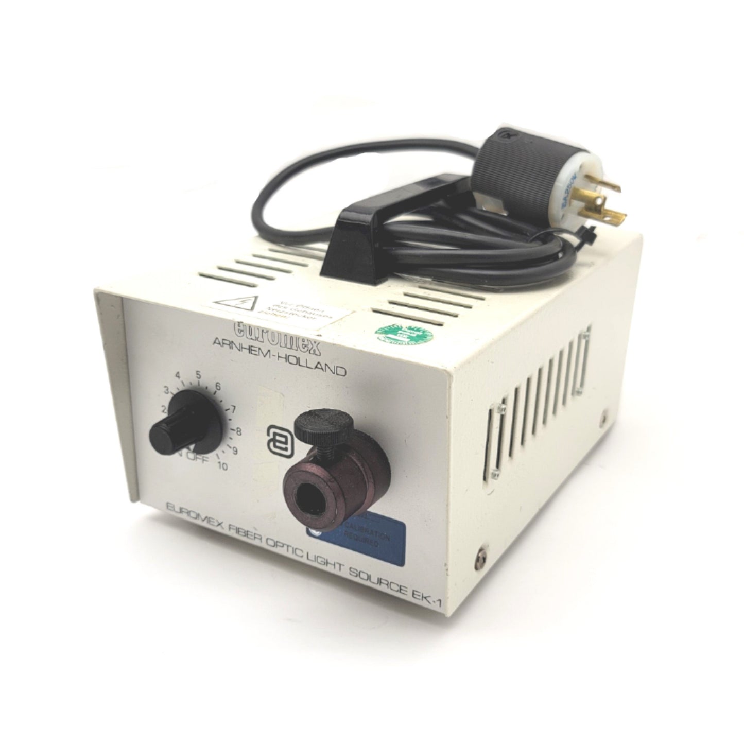 Used Euromex Illuminator EK-1 Fiber Optic Light Source 100W Halogen, 230VAC 50Hz 1.0A