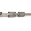 Used IKO ML5 Linear Ball Bearing Carriages (x2) With 80mm Guide Rail