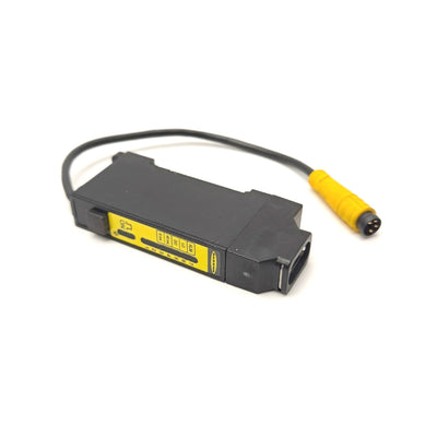 Used Banner D12EP6FVQ-47827 Fiber Optic Sensor Amplifier Supply Volt. 10-30VDC PNP