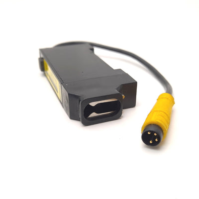 Used Banner D12EP6FVQ-47827 Fiber Optic Sensor Amplifier Supply Volt. 10-30VDC PNP