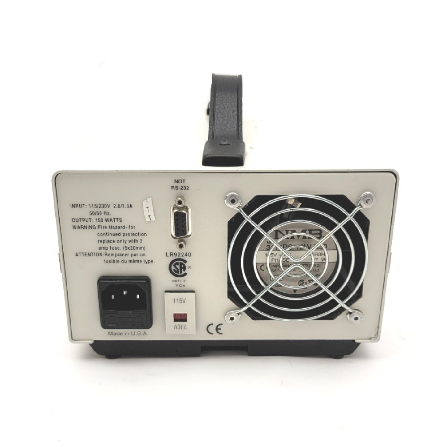 Used Schott-Fostec 20750 DCR II Fiber Optic EKE Light Source 150W 115/230VAC 2.6/1.3A
