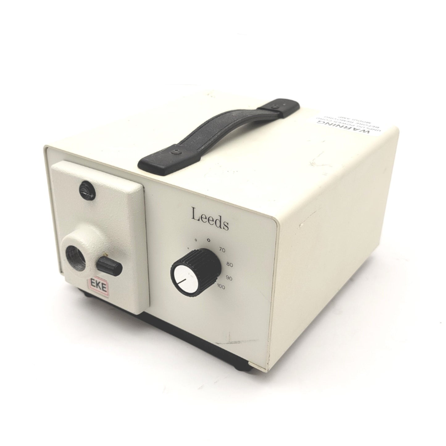 Used LEEDS SCHOTT FOSTEC EKE 20500./14 Fiber Optic Light Source 150W, 120VAC 60Hz 3A