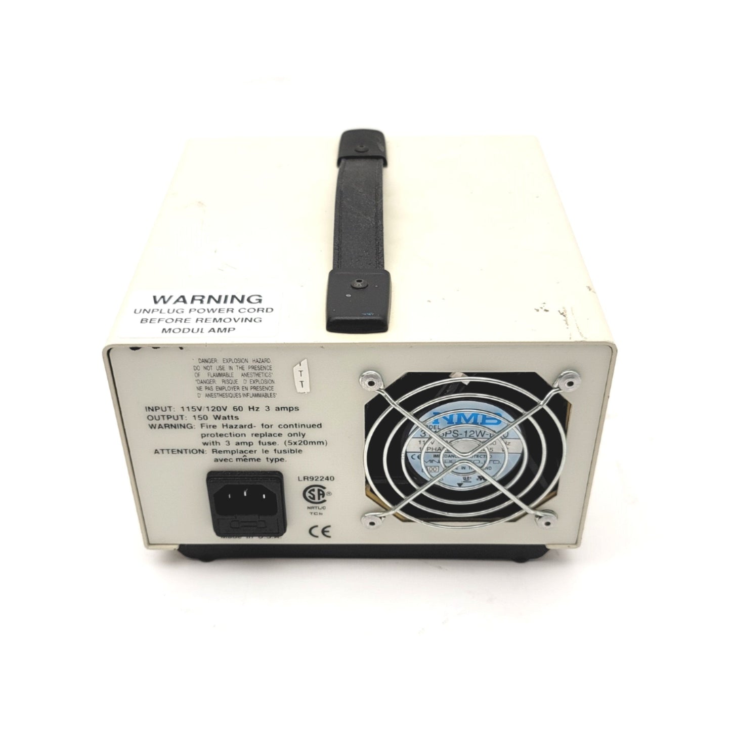 Used LEEDS SCHOTT FOSTEC EKE 20500./14 Fiber Optic Light Source 150W, 120VAC 60Hz 3A