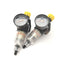 Used Lot Of 2 Speedaire 4Z030C Pneumatic Filter Regulators Output: 0-125psi, 1/4"NPT