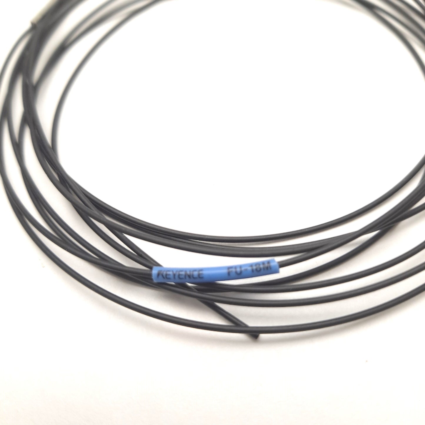 Used Keyence FU-18M Fiber Unit Thrubeam Sensor Min. Bend Radius R10MM