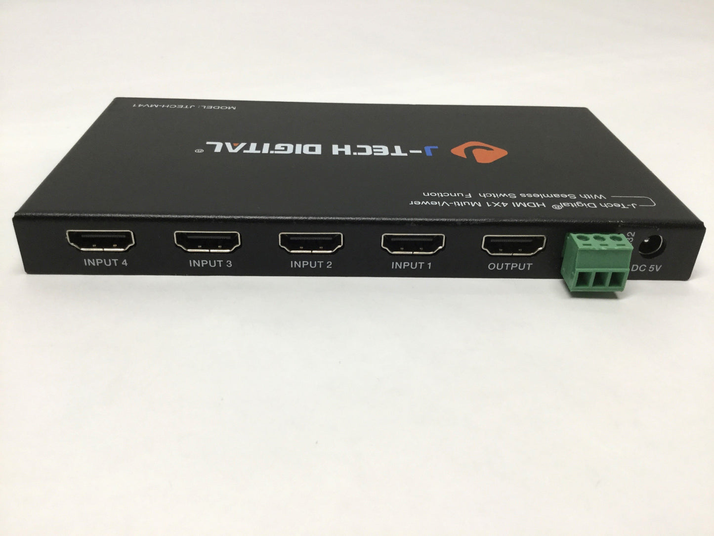Used J-Tech JTECH-MV41 Quad Multi-Viewer Seamless Switch Processor 4x HDMI 1080p