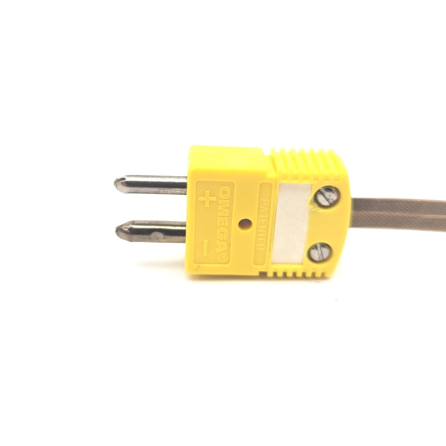 Used OMEGA 88304K Thin Leaf K-Type Thermocouple For Layered Surfaces 19", 420°F Max