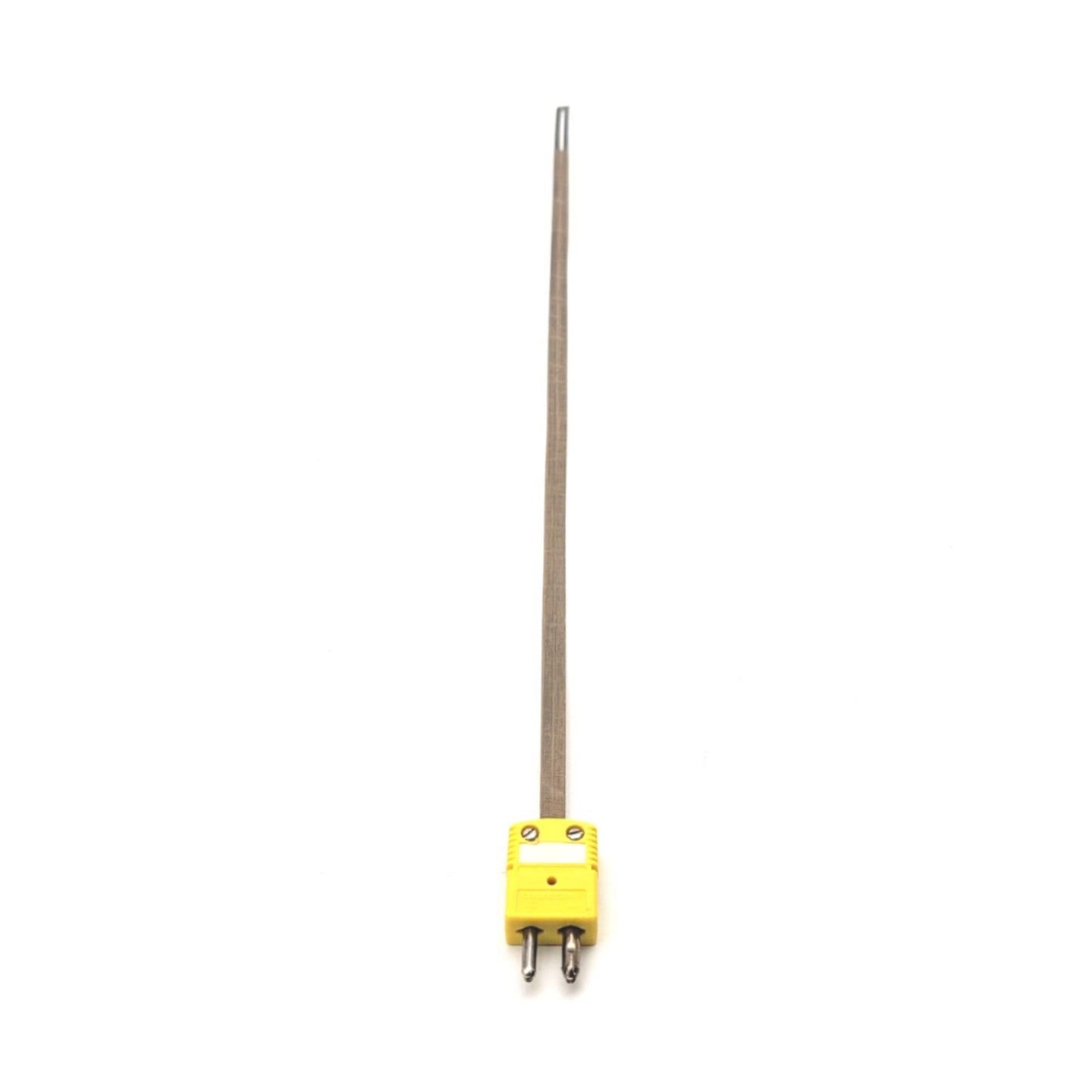 Used OMEGA 88304K Thin Leaf K-Type Thermocouple For Layered Surfaces 19", 420°F Max