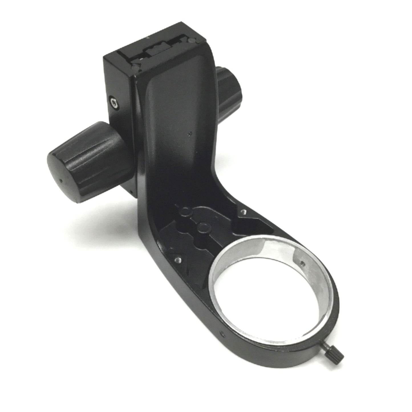 Used Leica 10450174 Adjustable Stereo-Microscope Focus Arm Mount 94mm Travel, 76mm ID