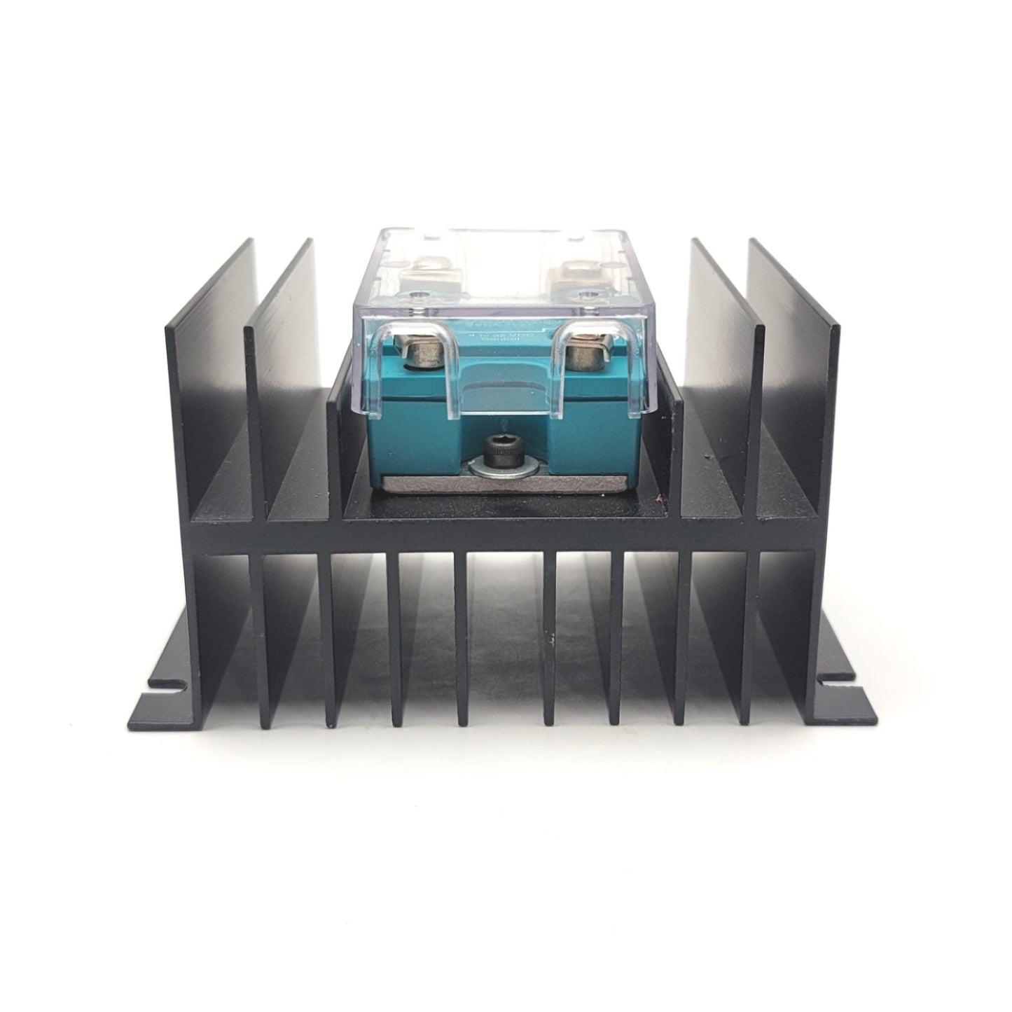 Used Continental SVDA/3V25 Solid State Relay W/Heatsink 24-330VAC 25A 4-32VDC Control