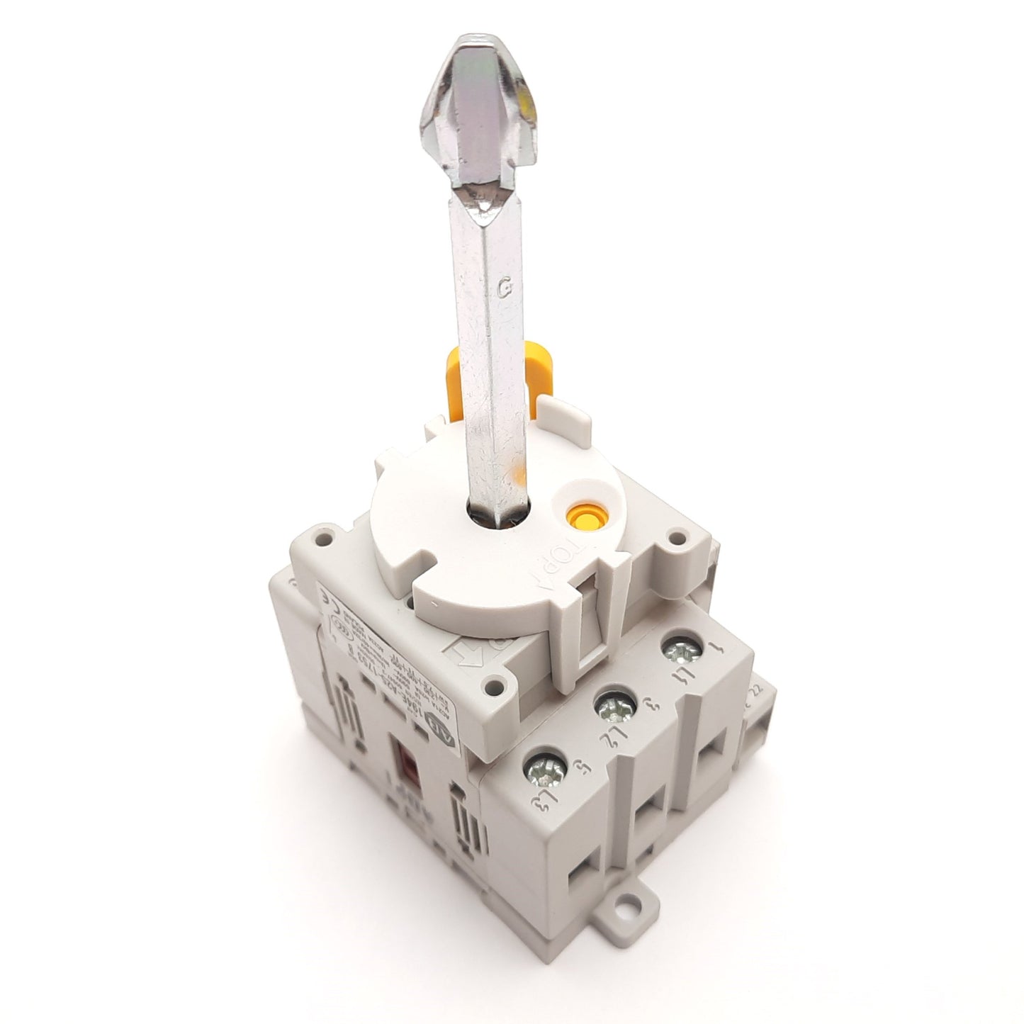 Used Allen Bradley 194E-A25-1753 B Load Disconnect Switch 25A 3-Pole, 2" Rod, W/ Aux