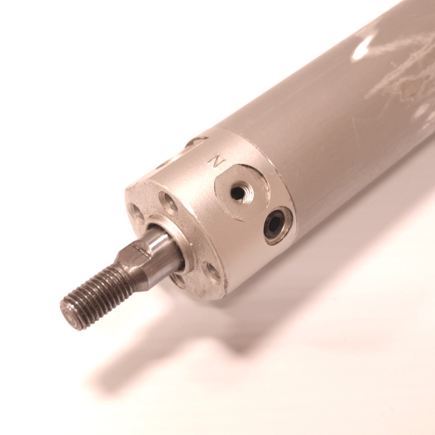 Used SMC NCGBN25-UIA000705-3300 Air Cylinder, Bore: 1", Stroke: 33", 1/8" NPT 10-32