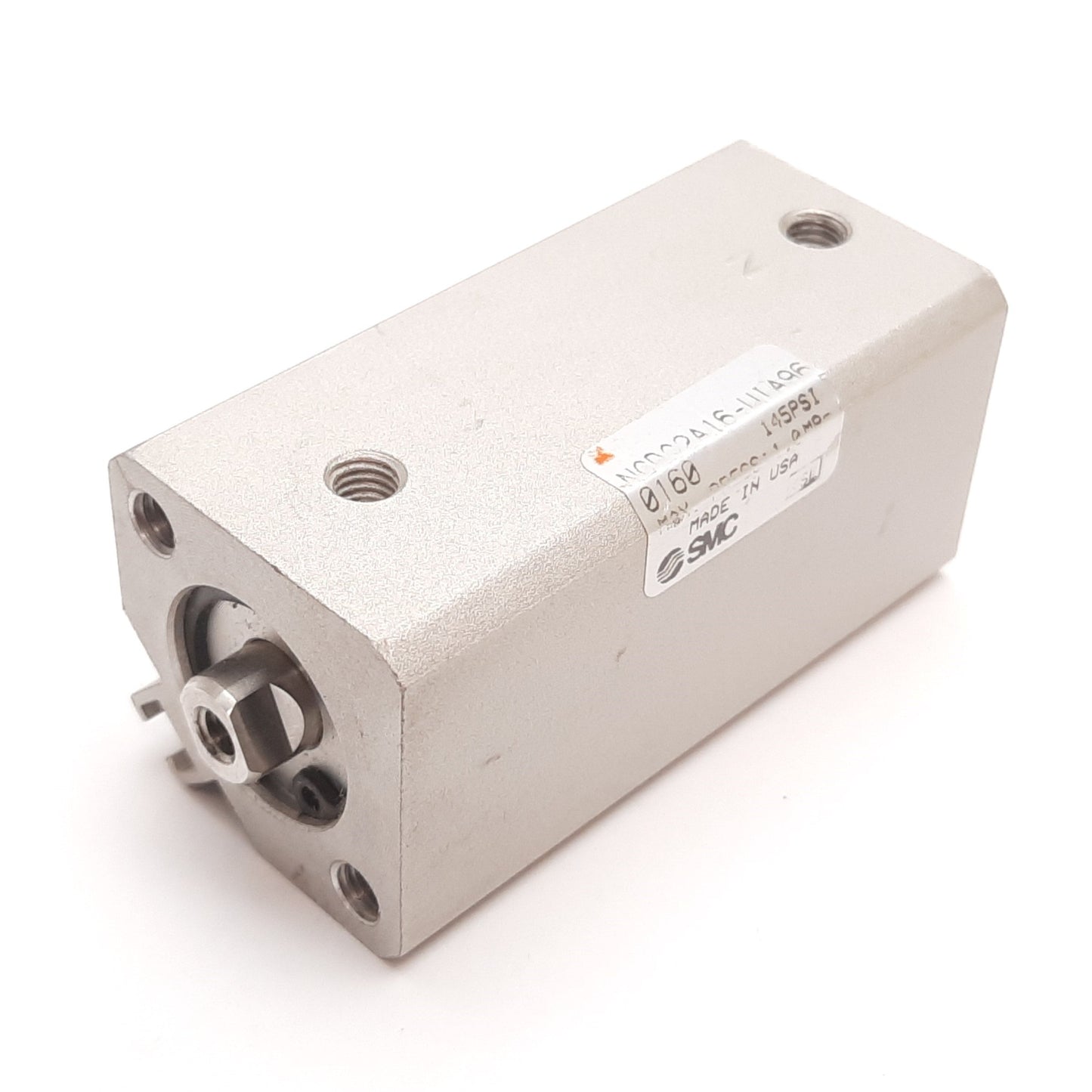 Used SMC NCDQ2A16-UIA960160 Pneumatic Cylinder, Single Acting, Bore 16mm, Stroke 20mm