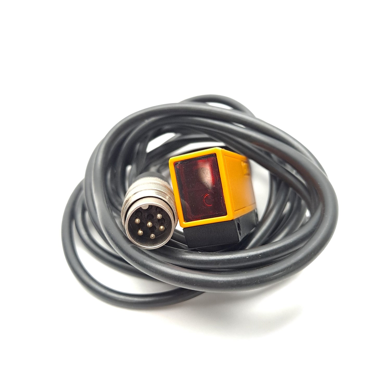 Used Sunx 7072AD4X4NLX Photoelectric Beam Switch 12-24 VDC 6 Pin Male Cable