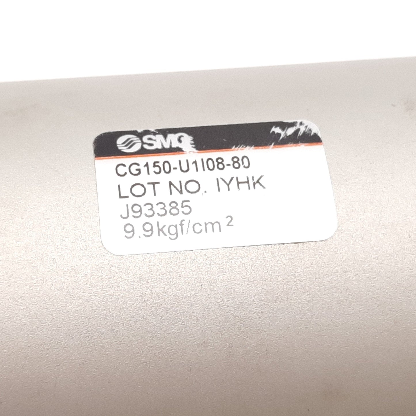 Used SMC CG150-U1I08-80 Pneumatic Cylinder, Bore: 50mm, Stroke: 80mm, Rc1/4, 0.97MPa