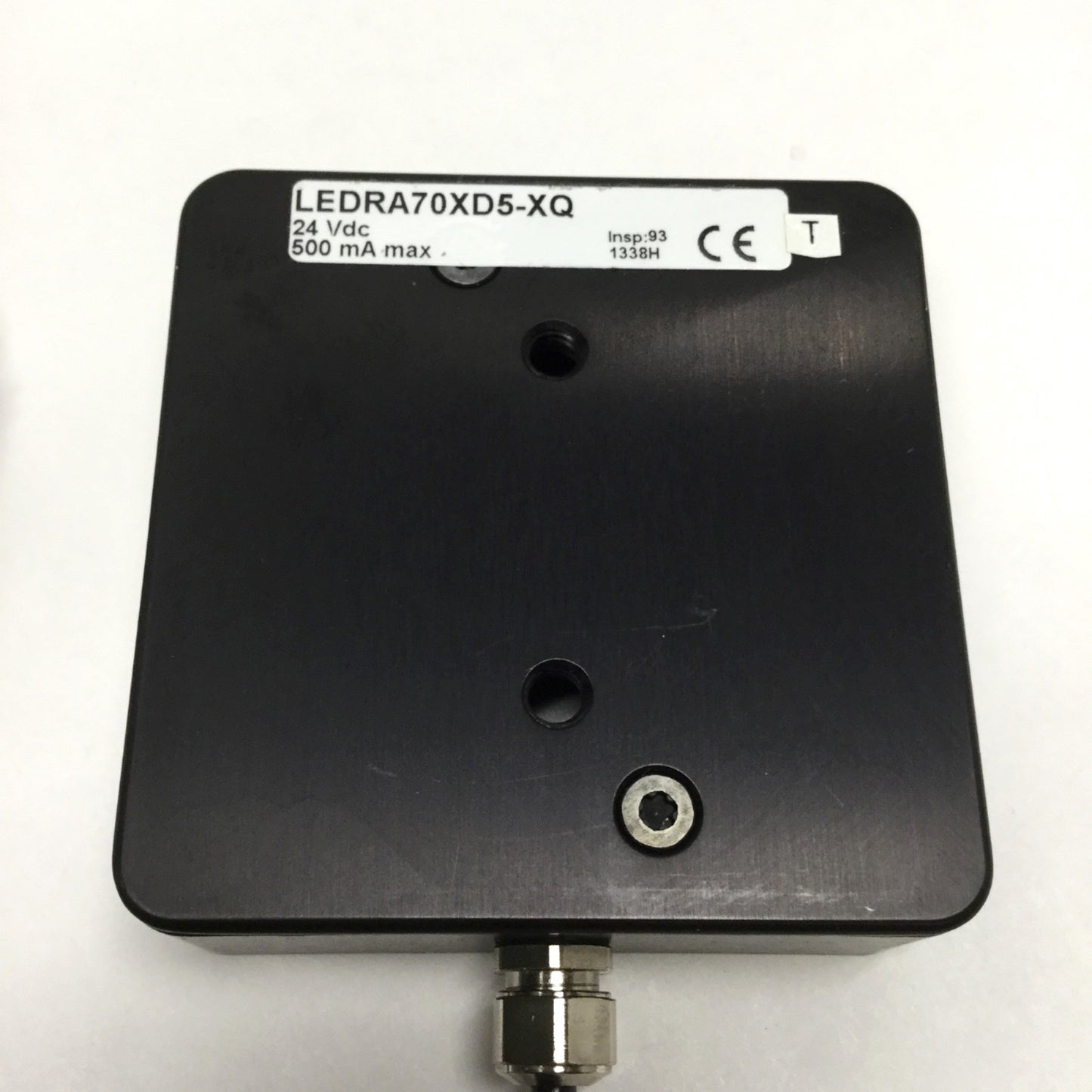 Used Banner LEDRA70XD5-XQ 70mm Machine Vision Area Light High Intensity Red LED 24VDC