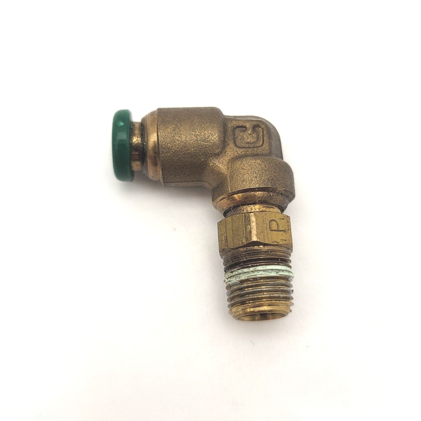 Used Lot Of 12 Parker W169PLP-4-2 Prestolok Fittings 90° Elbow 1/4" Tube To 1/8"NPT