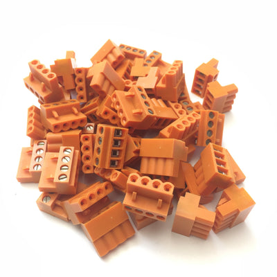 New – Open box Lot of 50 Weidmuller 1526660000 Pluggable Terminal Blocks, 4-Position, 26-12 AWG