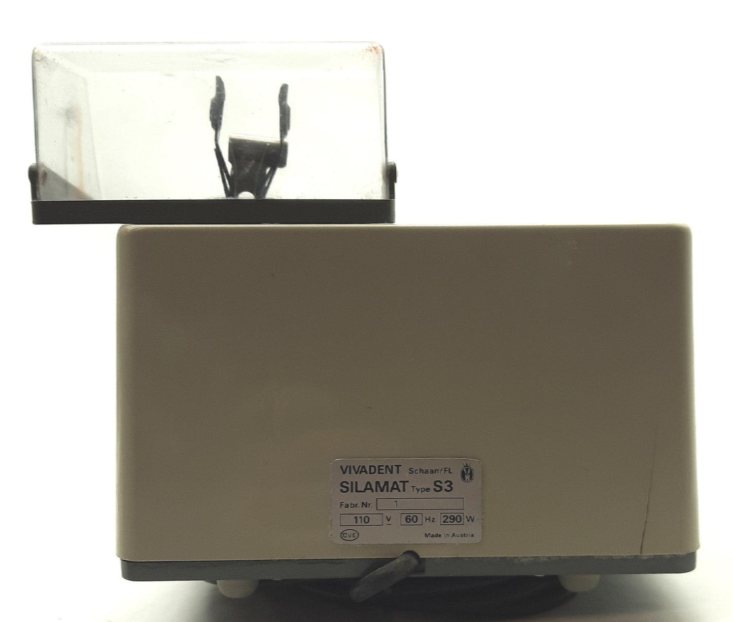 Used Vivadent Silamat S3 Dental Amalgamator Capsule Mixer/Shaker 0-30 Sec 110VAC 60Hz