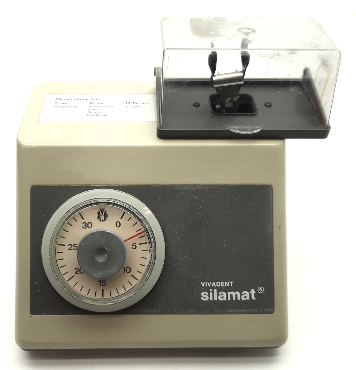 Used Vivadent Silamat S3 Dental Amalgamator Capsule Mixer/Shaker 0-30 Sec 110VAC 60Hz