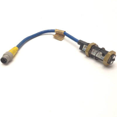 Used Eaton 12155AD04 Photoelectric Sensor .15"-20' Range SSR 20-132 VAC or 10-30 VDC