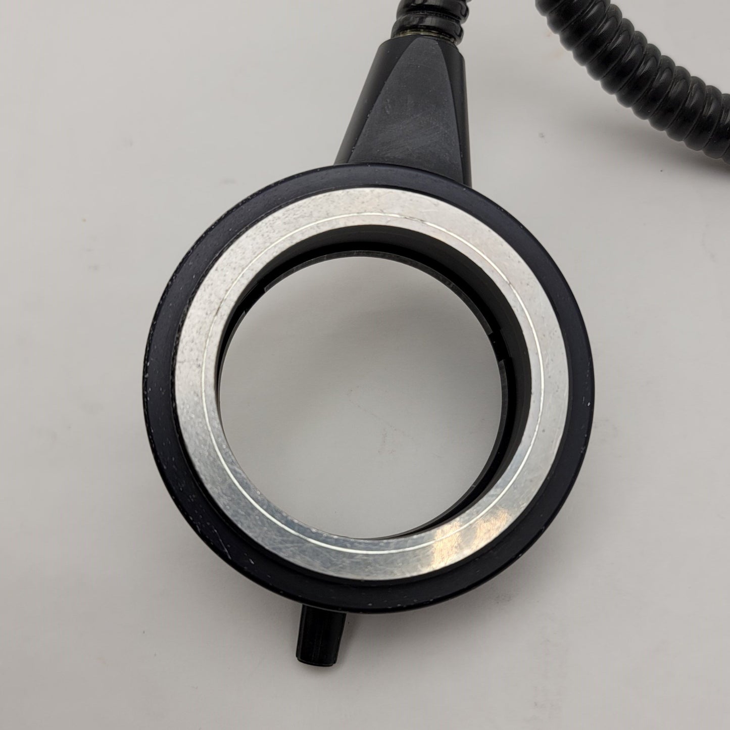 Used Fostec A08600 Universal Fiber Optic Ring Light 47-62mm I.D. 33" Long, 3/8" Fiber