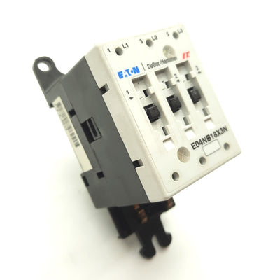 Used Eaton Cutler Hammer E04NB18X3N Contactor, 3-Pole 600VAC 18A *No Coil Controller*