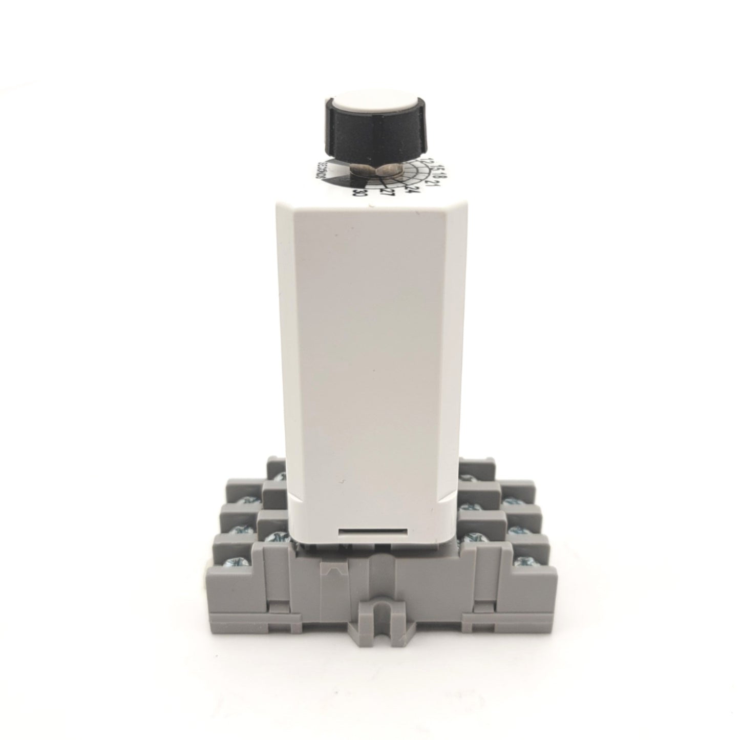 New – Open box Struthers Dunn 388ACPSOX-159 On Delay Electric Relay W/Base 0.3-30sec 12A@120VAC