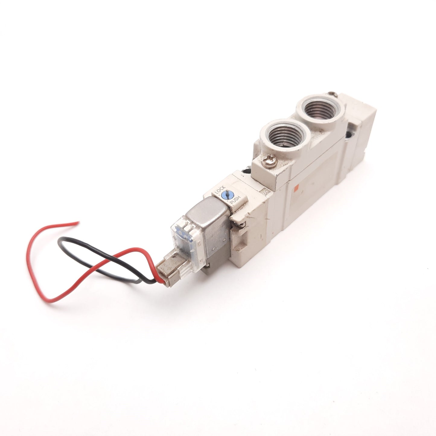 Used SMC SY7120-5LZD-02 Solenoid Valve, 2-Position 5-Port, 24VDC, 0.15-0.7MPa