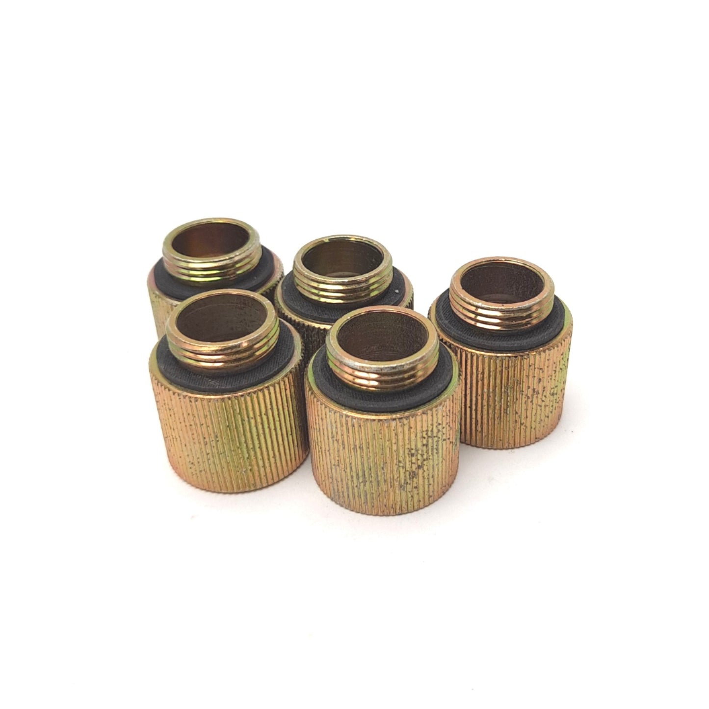 Used Lot of 5 Telemecanique DE9.RA1012 Conduit Adapter 1/2 NPT Female to 3/4-16 Male