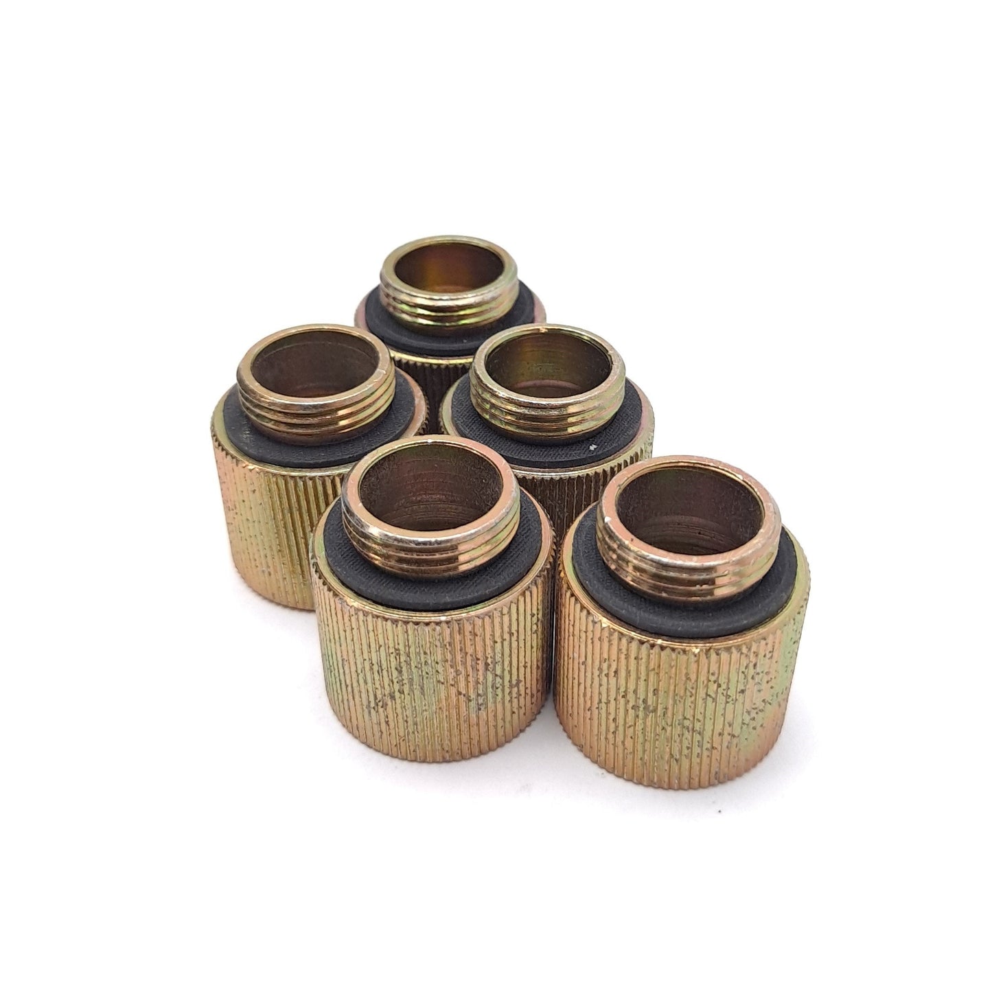 Used Lot of 5 Telemecanique DE9.RA1012 Conduit Adapter 1/2 NPT Female to 3/4-16 Male