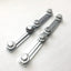 Used Lot of 2 Bosch Rexroth 3842528746 Profile Connector 180mm Length, 10mm Slot, N10