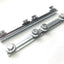 Used Lot of 2 Bosch Rexroth 3842528746 Profile Connector 180mm Length, 10mm Slot, N10
