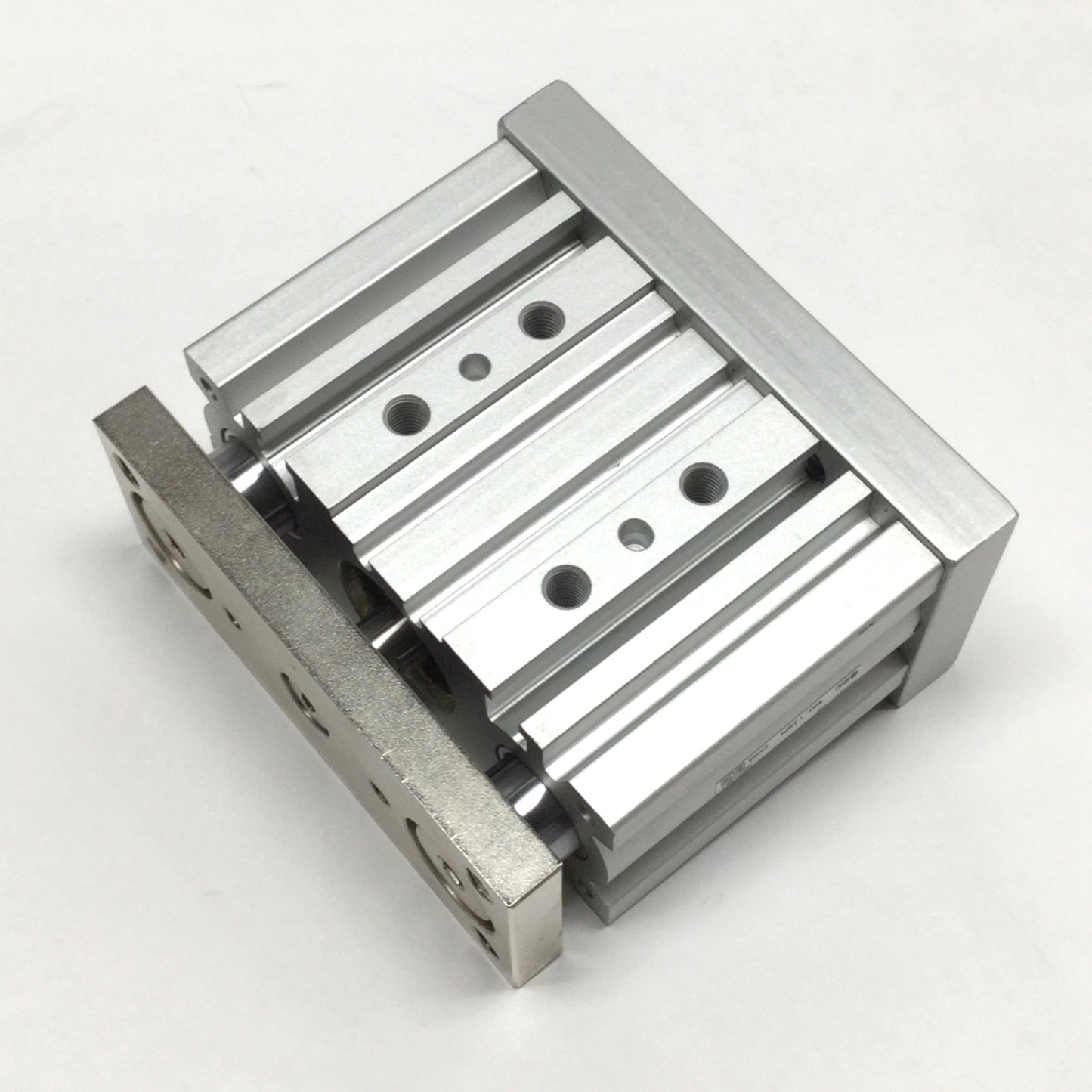 Used SMC MGPM25-20Z Compact Guide Cylinder, Slide Bearing, 25mm Bore, 20mm Stroke