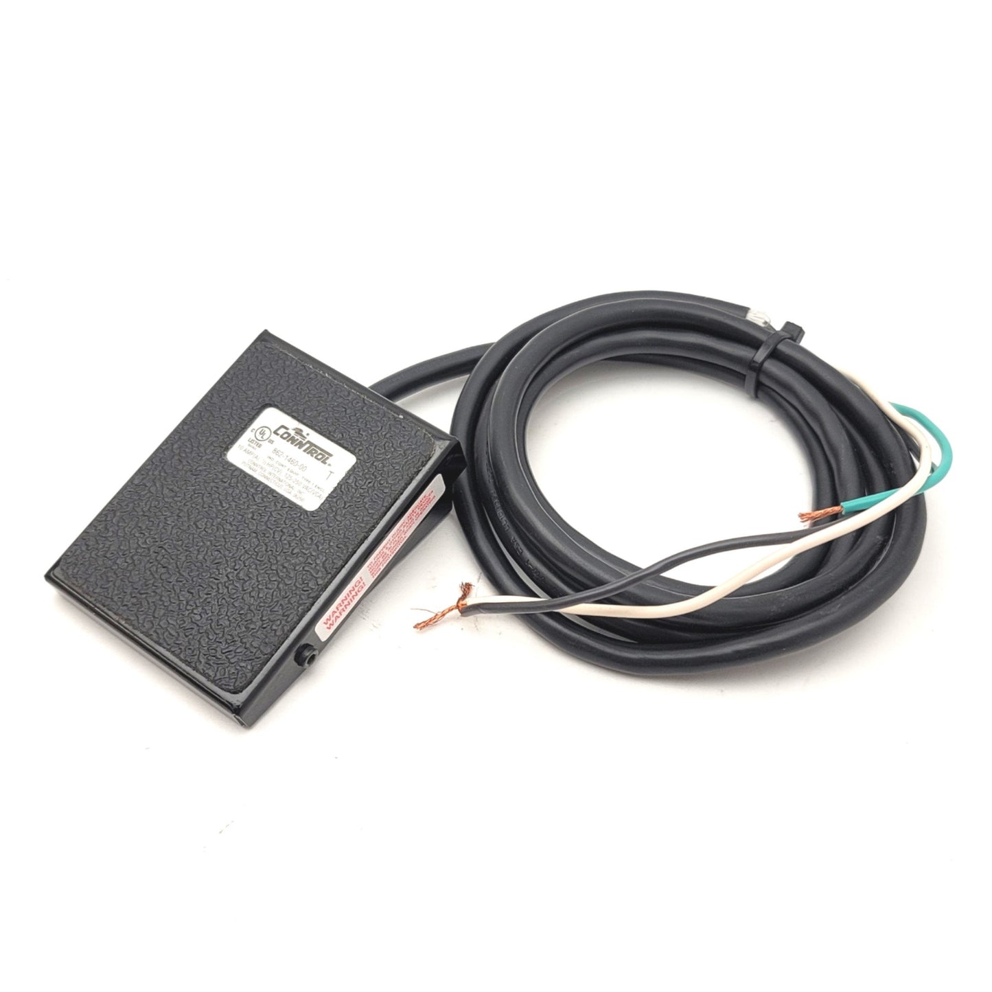 Used Conntrol 862-1460-00 Ergonomic Light Duty Foot Switch 125-250VAC, 1/3HP, 10A