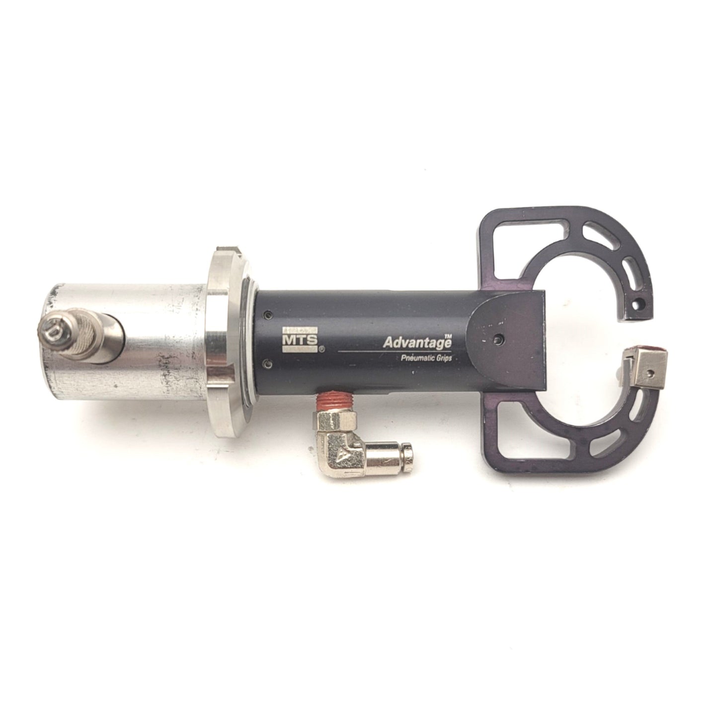 Used Pair Of MTS 100-032-017 Advantage Pneumatic Grips For Low-Force Tensile Testing
