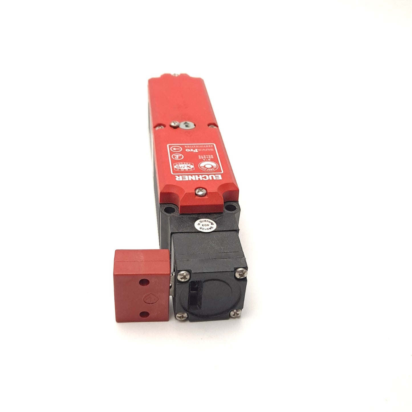 Used EUCHNER TP3-537A024-M12P6 Safety Interlock Switch 24VDC/AC 4 A 1NC/1NO W/Key
