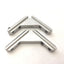 Used Lot of 2 80/20 3364 Aluminum 90 Degree Inside Corner Connector, 15/40 Series