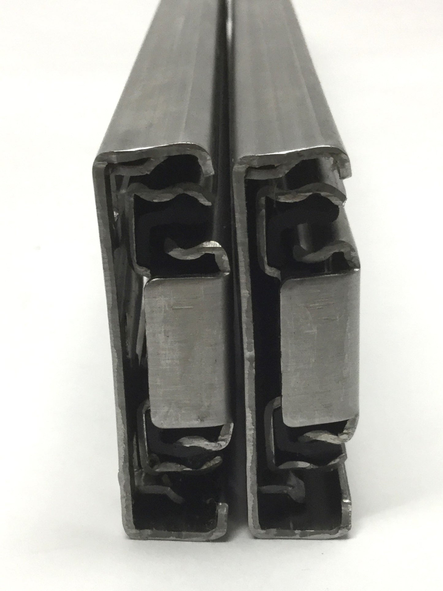 Used Pair of Lamp ESR-DC4513-14 Side Mount SS Full Drawer Slides, 350mm Closed, 108lb